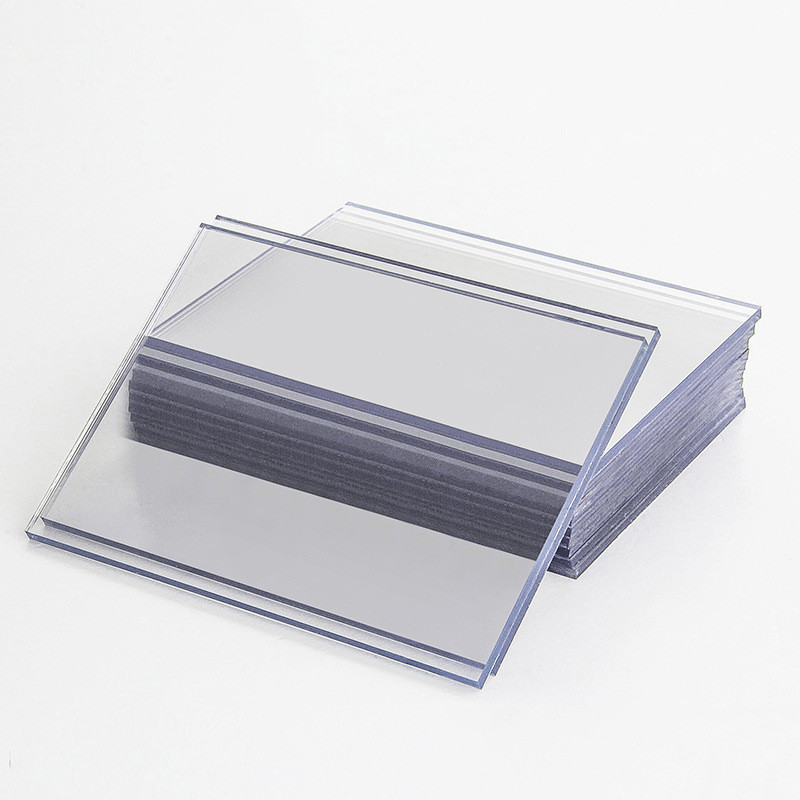 Lámina transparente antiestática de cloruro de polivinilo (PVC)