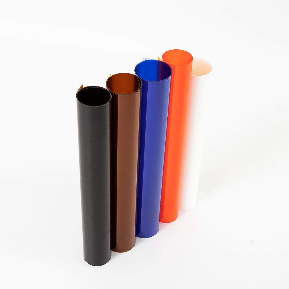  Lámina rígida de PVC de colores tamaño personaliza 