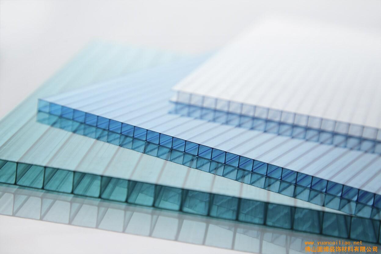 tablero de policarbonato de reemplazo de vidrio transparente de plástico recubierto para todo tipo de propósitos de techado 